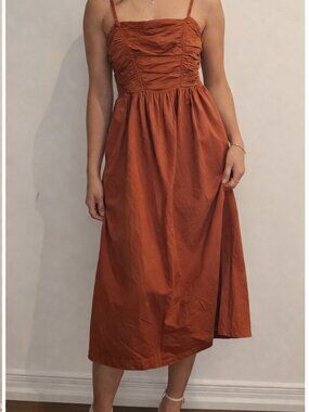 American Eagle Smocked Midi Dress